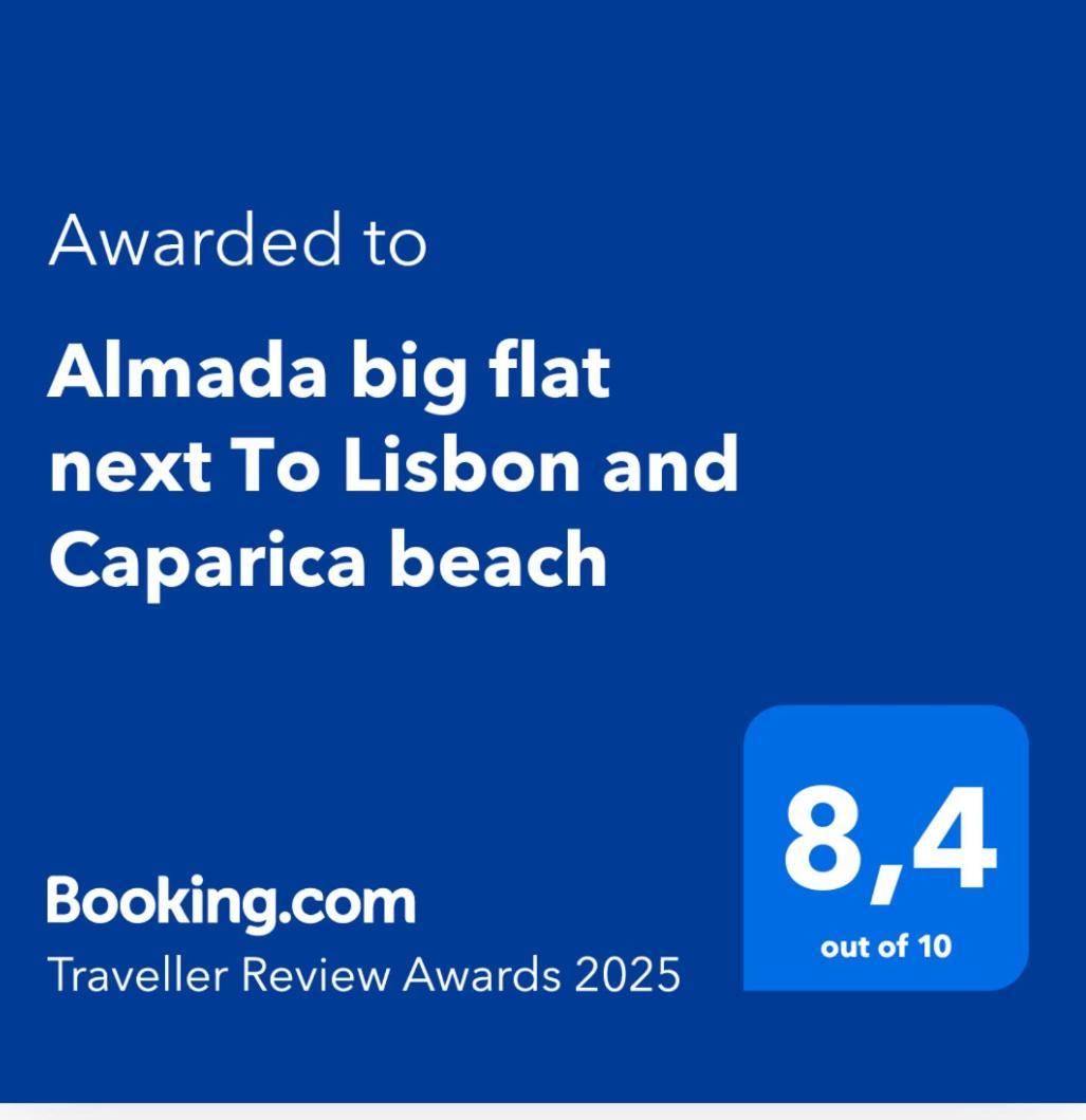 Almada Big Flat Next To Lisbon And Caparica Beach Εξωτερικό φωτογραφία